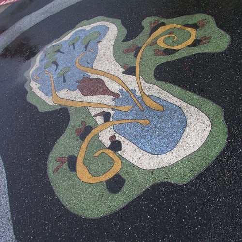 Layla & Swingdaddy | Public Mosaics by Joe Mangrum | Mission St & 22nd St., SF in San Francisco