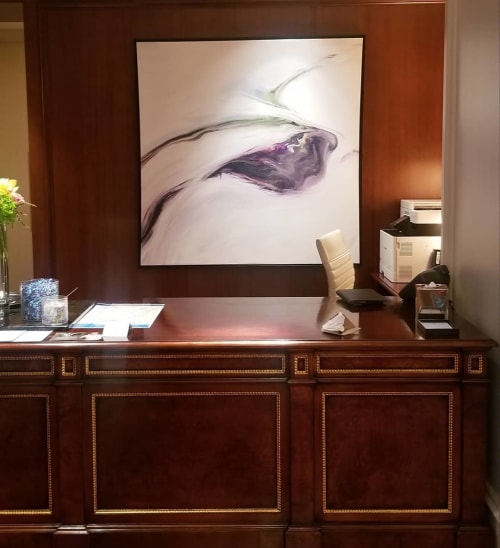 Purple Freedom | Paintings by LA TOYA JONES | The Ritz-Carlton, Dallas in Dallas