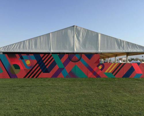 Mural | Murals by Teddy Kelly | Empire Polo Club in Indio