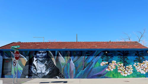 Breastfeeding Mural | Street Murals by Betsy Z. Casanas | Crystal Dove Inc. in Albuquerque