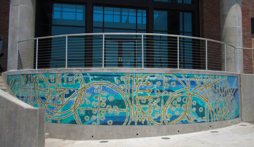 Mosaika | Public Mosaics by Julie Lazarus | Westside Water Treatment Plant for City of Fort Worth in Aledo