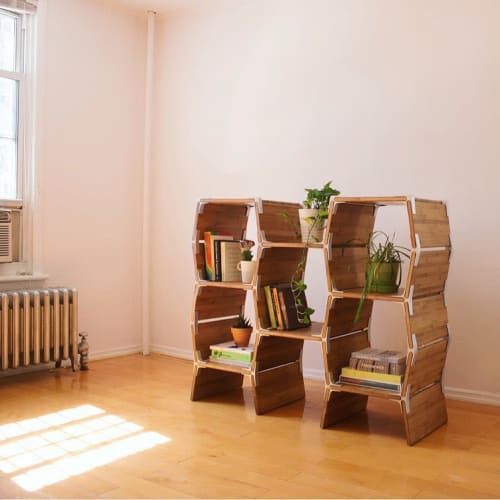 S5 Bamboo Shelf | Furniture by Modos Furniture | New Lab in Brooklyn