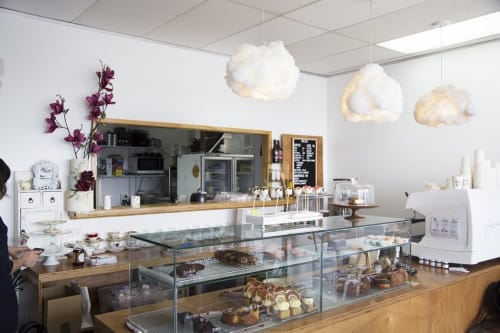Cloud pendants | Pendants by Richard Clarkson Studio | Magnolia Kitchen Sweet Cafe in Silverdale