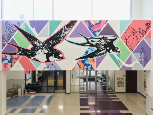 Austin Achieve Middle School Mural | Murals by Mike "Truth" Johnston | Austin Achieve Middle School in Austin