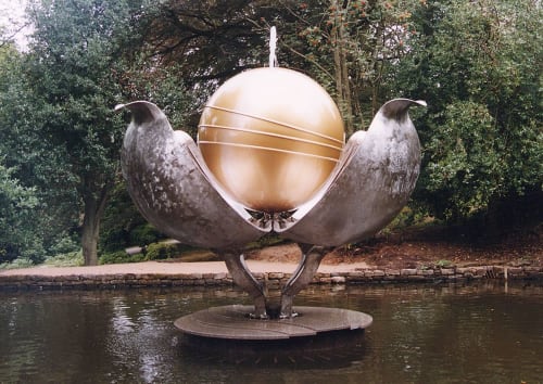 'Revelation' | Public Sculptures by Angela Conner Studio | Chatsworth House in Bakewell