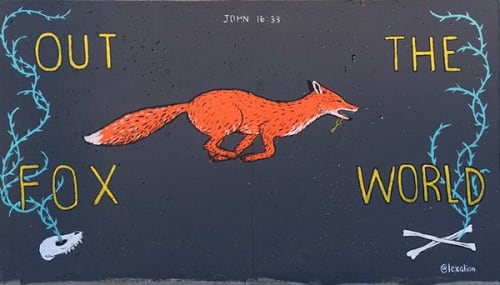 Out Fox the World | Street Murals by Lexalion | The Sacramento Bee in Sacramento