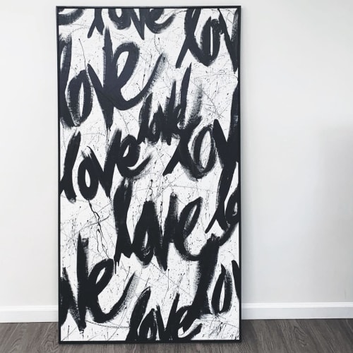 Blanco y Negro | Oil And Acrylic Painting in Paintings by Ruben Rojas