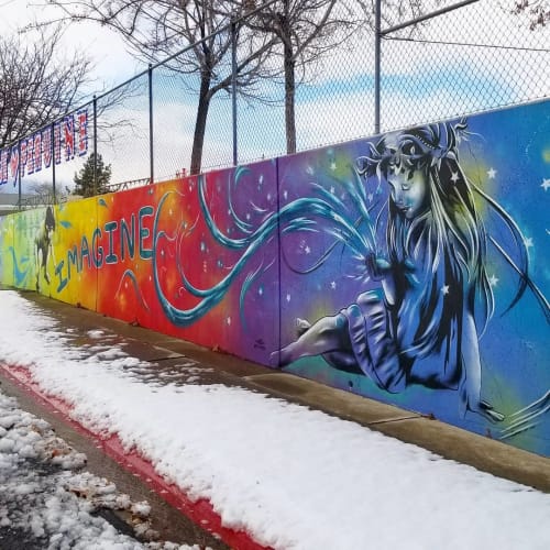 Mural | Street Murals by AbcArtAttack | Peavine Elementary School in Reno