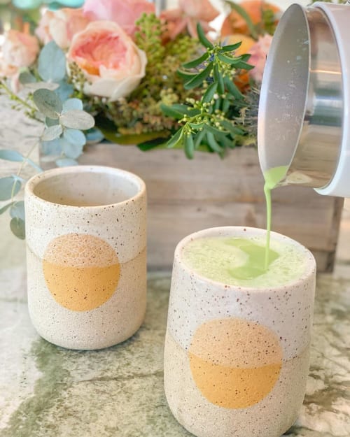 Custom Sunset Tumbler | Cups by Born on Sunset Ceramics