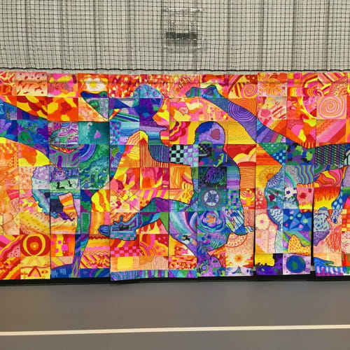 Mural | Murals by Tim Carmany | Perry High School in Perry