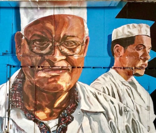 Chef | Murals by Hanksy | Essex Street Market in New York