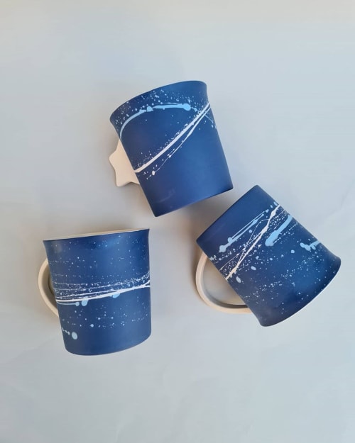 Galaxy (L) Ceramic Mugs | Cups by BasicartPorcelain