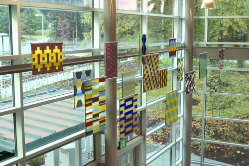 Systems | Paintings by Rae Mahaffey | Tigard Public Library in Tigard