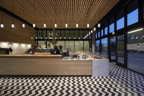 Chevron Grand | Tiles by Cement Tile Shop | Noon All Day in San Francisco
