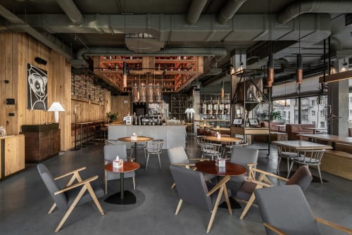 Roastery & Bar | Interior Design by YOD Design Lab | Gemini Roastery in Kyiv