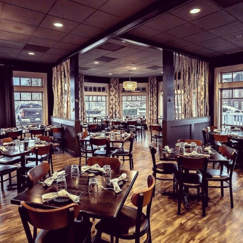 Solid Wood Table Tops | Tables by Restaurant Wood Tables | Region Kitchen and Bar in Barrington