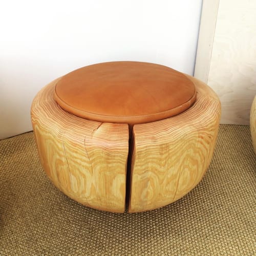 Upholstery Round Cushion Chair by Joel Sayre seen at Private Residence