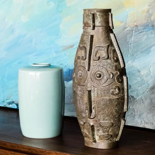 Owl Vase | Vases & Vessels by Lawrence & Scott