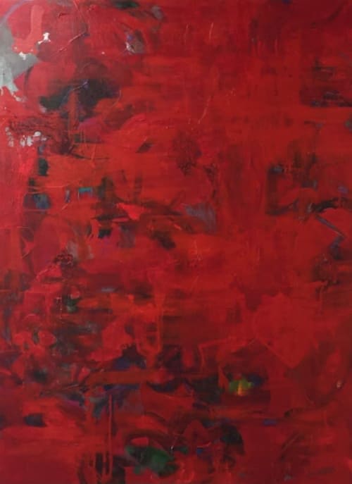"Awakening" | Oil And Acrylic Painting in Paintings by Julie Shunick Brown | The Beat Condos in Dallas