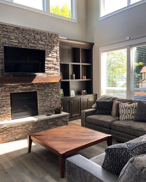 Walnut Coffee Table By Aspens Woodworks Seen At Private Residence Vancouver Wescover