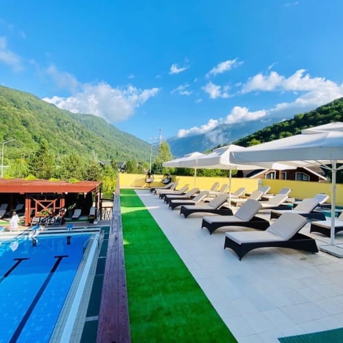 Pompano Sunloungers | Couches & Sofas by Rausch International | Grand Hotel Polyana in Estosadok