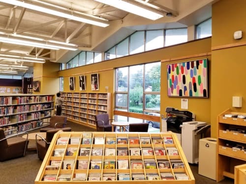Jelly Bean #61 | Paintings by Peter Triantos | Toronto Public Library - Don Mills Library in Toronto