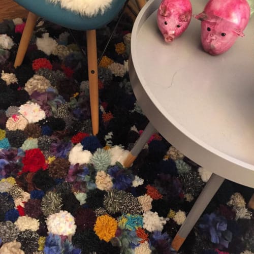 Pom Pom Rug by Lauren Stern seen at Private Residence, Alexandria, VA