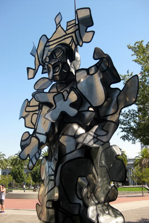 La Chiffonniere | Public Sculptures by Jean Dubuffet | Embarcadero Center in San Francisco