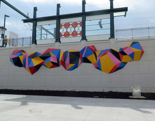 Time Present | Public Sculptures by Molly Dilworth | 40th Ave & Airport Blvd–Gateway Park Station in Aurora