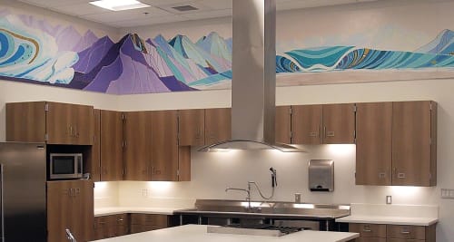 1% Mural | Paintings by Dawn Gerety | Girdwood Fire Department Station 41 in Anchorage