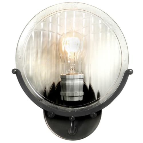 Automobile Headlight Lens Sconce | Sconces by Early Electrics | Johnny Depp's Star in Los Angeles