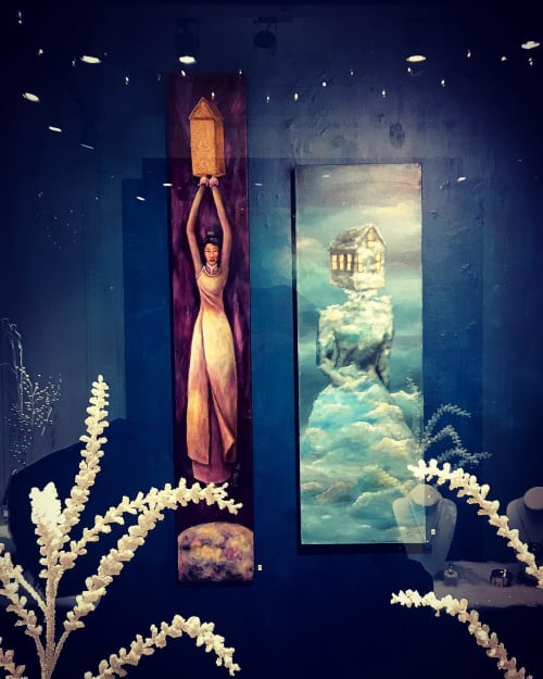 Awakening the Feminine: A Place of Her Own | Paintings by Cynthia Tom Art | Marin Jewelers Guild in San Rafael