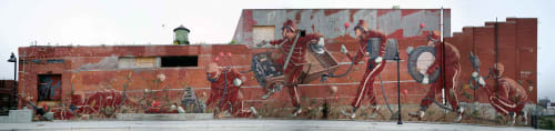 Marching Band | Street Murals by Pat Perry | Eastern Market, Detroit in Detroit