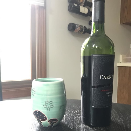 Ceramic Wine Cup | Cups by MeghCallie Ceramics