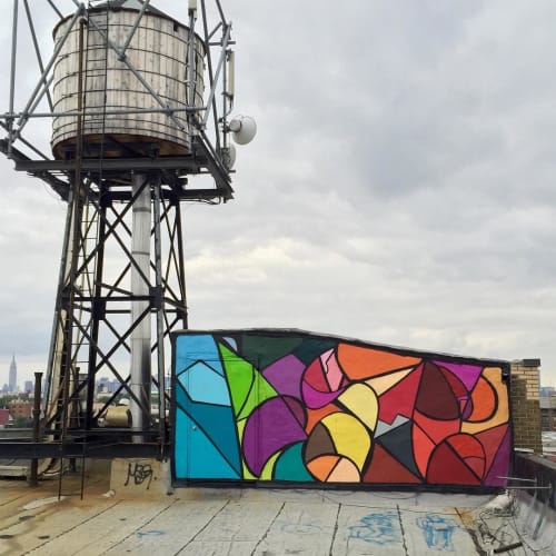 Rooftop Mural | Murals by Stavro
