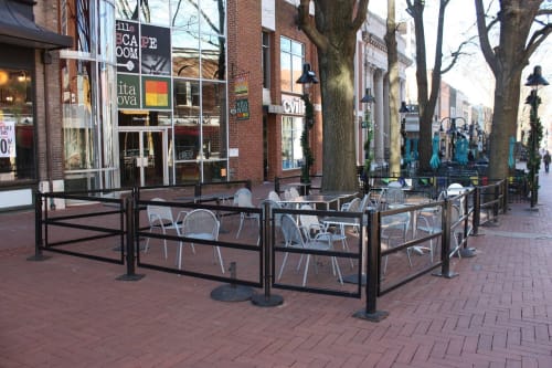 Fence | Sculptures by Lily Erb | Vita Nova New York Style Pizza & Restaurant in Charlottesville