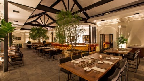 Arabesque Pickets Spanish Paver Cement Tile | Tiles by Avente Tile | Redbird in Los Angeles