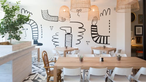 Acrylic Mural | Murals by Ryan Trott | Common House in Charlottesville