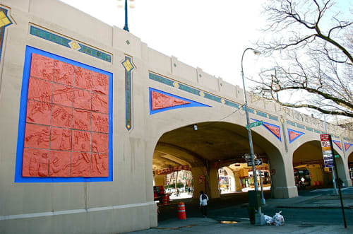 Coney Island Reliefs | Public Sculptures by Deborah Masters