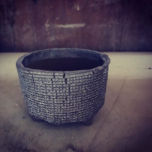 Pot planted with Sansevieria royal crown plan | Vases & Vessels by COM WORK STUDIO