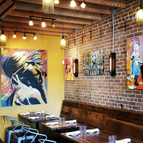 Paintings | Paintings by AbcArtAttack | Centro Bar & Kitchen in Reno