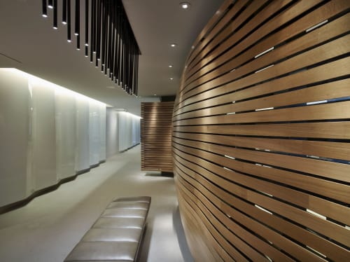 Orrick Architectural Feature Walls | Paneling in Wall Treatments by Amuneal | Orrick, Herrington & Sutcliffe, LLP in New York