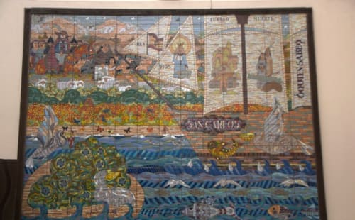 Mission Dolores Mosaic | Murals by Guillermo Wagner Granizo | Misión San Francisco de Asís in San Francisco
