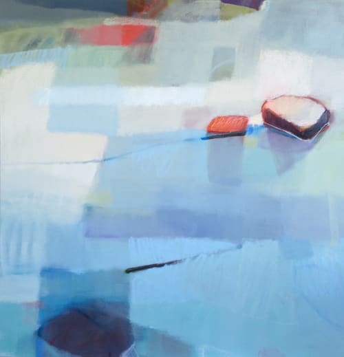 Meditation | Oil And Acrylic Painting in Paintings by Sharon Paster