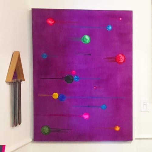 "Purple Dreams" | Paintings by PrisciFranco
