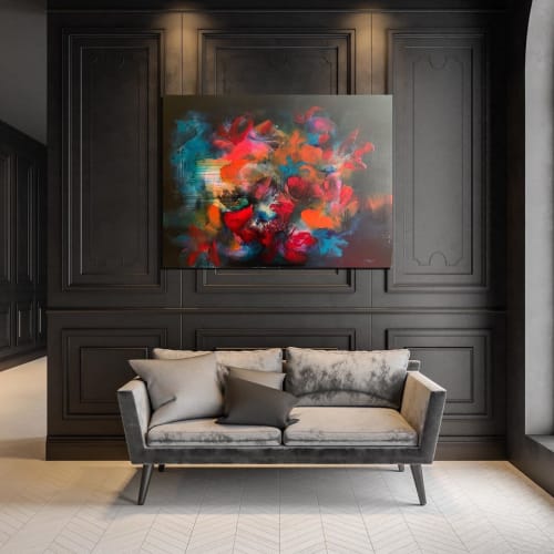 “Into the Dark” | Paintings by Deborah Boyd Abstract Artist | The Old No. 77 Hotel & Chanderly in New Orleans