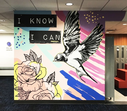 I Know I Can Mural | Murals by Mike Johnston | Alpha in Austin