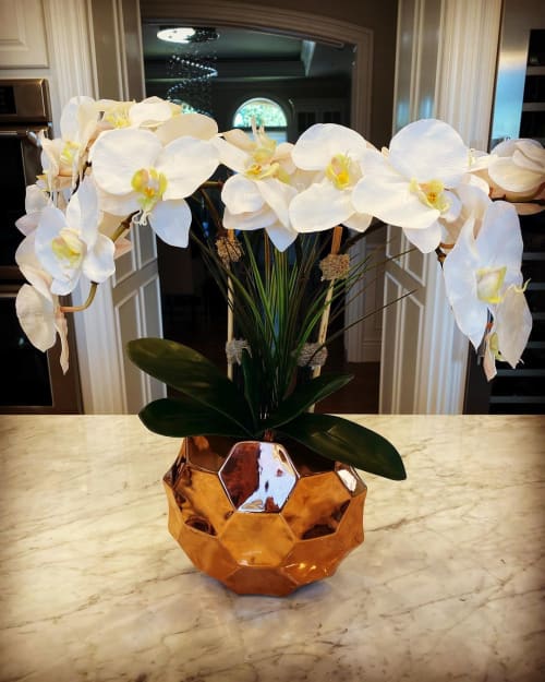 Silk Orchid Arrangement | Floral Arrangements by Fleurina Designs
