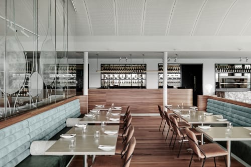 Spotted Gum Timber Flooring and Joinery | Furniture by George Fethers | Domaine Chandon in Coldstream