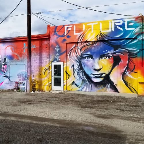 Hope for the Future | Street Murals by AbcArtAttack | Living Stones Church in Reno